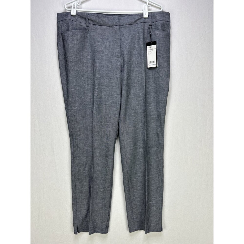 Olsen Europe Pants 14 L Women’s Lisa Straight Fit Grey